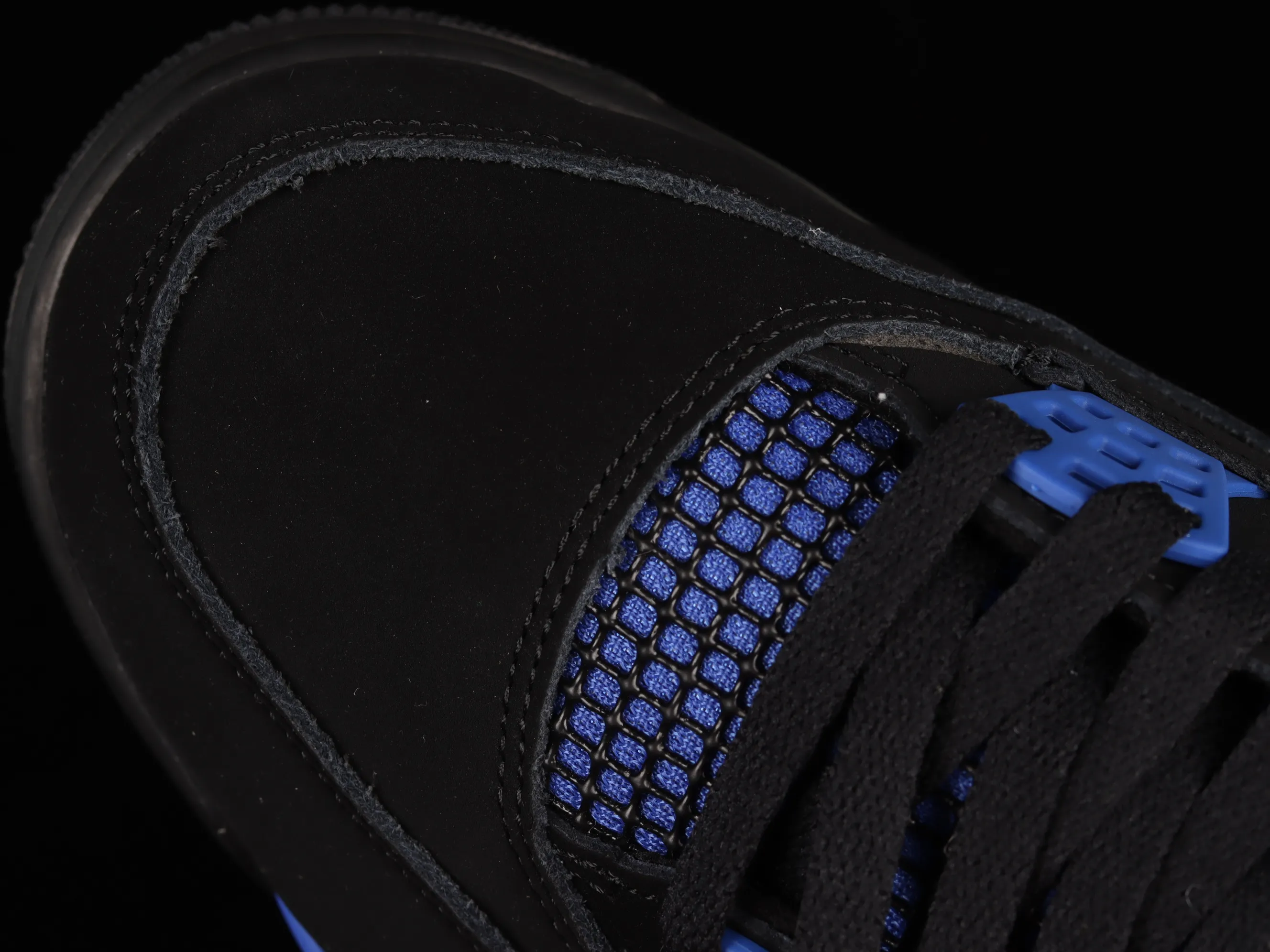 All categories Air Jordan Jordan series basketball shoes Air Jordan 4 Air Jordan 4 Retro "Heilan" AJ4 Joe 4 black and blue retro casual sports culture basketball shoes CT8527-018